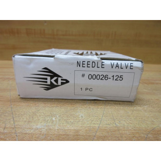KF Industries 00026-125 Stainless Steel Needle Valve 26-125