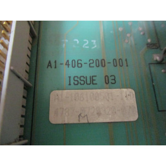 Siemens A1-106100501-11D Circuit Board A1-406-200-001 - Used