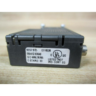 Siemens 6ES7 972-0BA12-0XA0 Connector 6ES79720BA120XA0 - New No Box