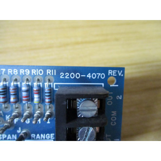 Emerson 2200-4070 PC Board 2200-2070 - Used
