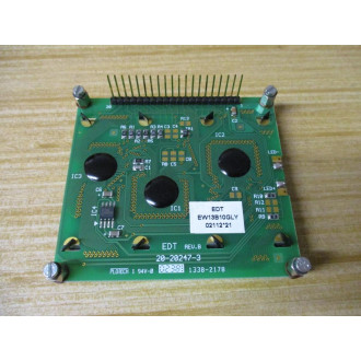 EDT EW13B10GLY Display Board 20-20247-3 - Used