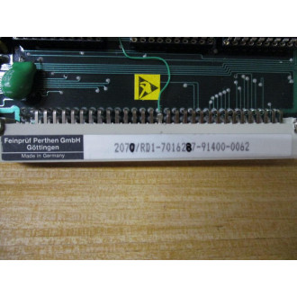 Feinpruf 2070RD1-7016287-91400-0062 Circuit Board MP020-241.01.UA00 - Used