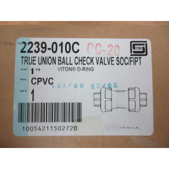 Spears 2239-010C Ball Check Valve 2239010C 1"