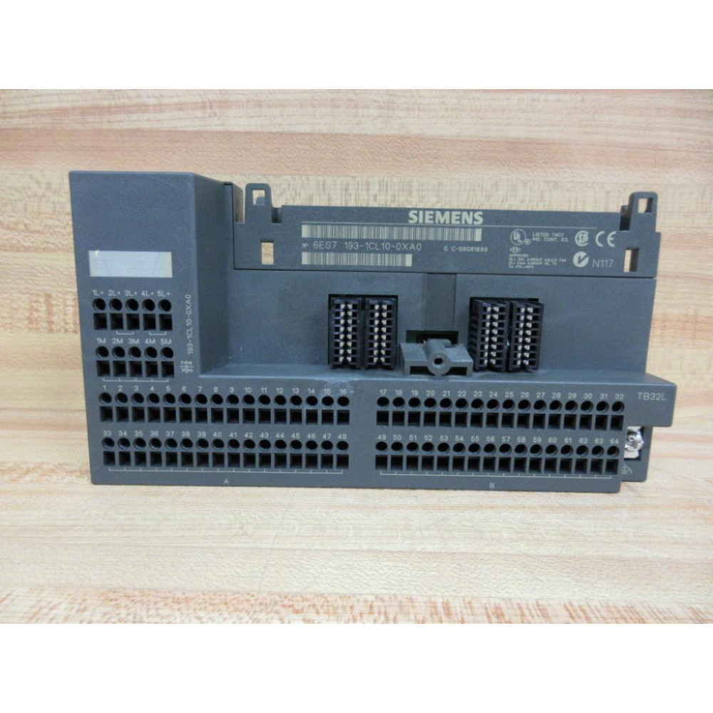 Siemens 6ES7 193-1CL10-0XA0 Terminal Block 6ES71931CL100XA0 - Used