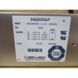 Nemic-Lambda SAQ800QP Power Supply SAQ800QP - Used