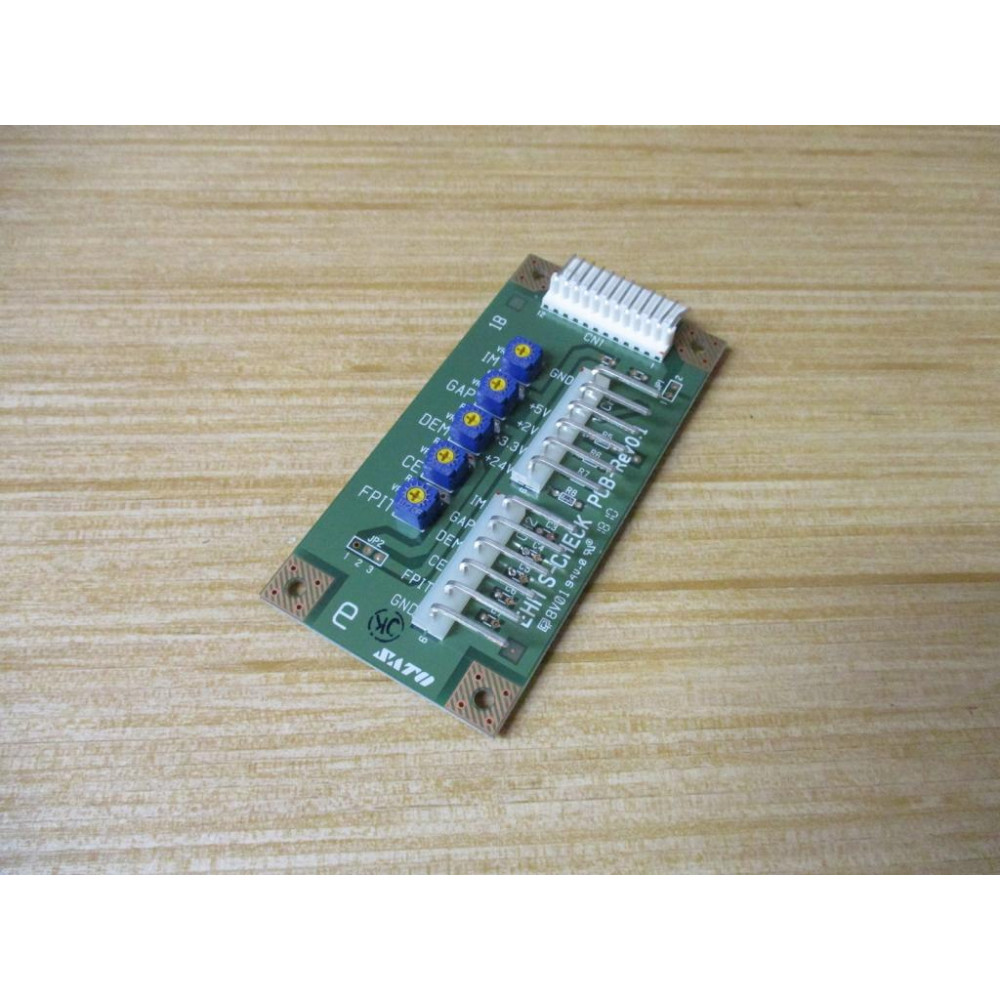 Sato EHM S-CHECK Circuit Board - Used