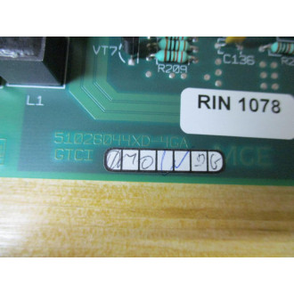 MGE 3400060400 Circuit Board GTCIUS - Used