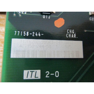 Allen Bradley A77158-244-51 Circuit Board 77158-243-03 - Used