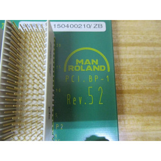 Man Roland PCI.BP-1 Schroff Module Rack Circuit Board CPCI 2.0 R3.0 Rev. 52 - Used