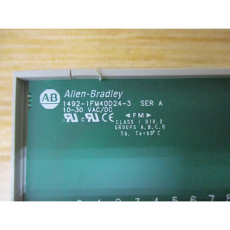 Allen Bradley 1492-IFM40D24-3 40-Point Digital Interface Module - Used