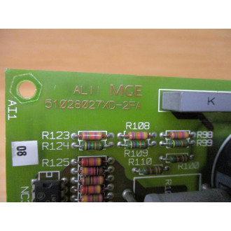 MGE 51028028 ALII Circuit Board 5102807XD-2FA - Used