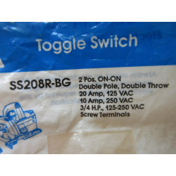Selecta Switch SS208R-BG Toggle Switch SS208RBG