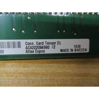 Atlas Copco 49Y36001AA CAD214 Connection Card AC4222084980 - Used