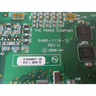 Trane 6400-1110-12 Circuit Board 6400111012 - Used