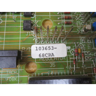 Reliance 103653-68CRA Circuit Board 10365368CRA - Used