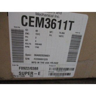 ABB CEM3611T 3-Phase Motor