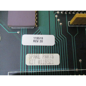 Allen Bradley 119519 Drive Control Board Rev. 20 - Used