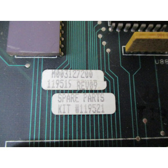 Allen Bradley 119519 Drive Control Board Rev. 09 - Used