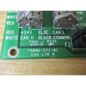 Allen Bradley 75006-271-01 Devicenet Connector PCB Board 7500627101 Chg. Ltr. A - Used