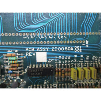 Solid State Devices 2C0103P000 Circuit Board 2D0050A Damaged Capacitor - Parts Only