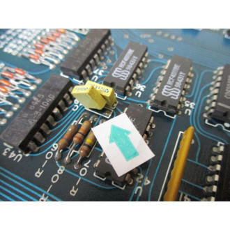 Solid State Devices 2C0103P000 Circuit Board 2D0050A Damaged Capacitor - Parts Only