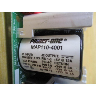 Power-One MAP110-4001 Power Supply Board 63861 - Used