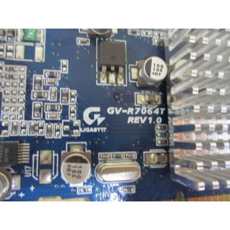Gigabyte GV-R7064T Graphics Card GVR7064T Damaged Circuits - Parts Only