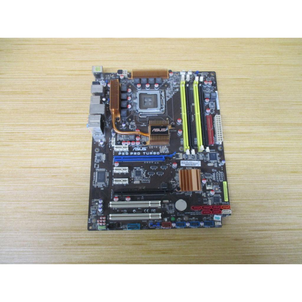Asus P5Q Pro Turbo Intel Motherboard Chipped Corner - Parts Only