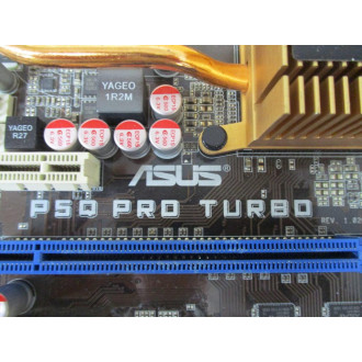 Asus P5Q Pro Turbo Intel Motherboard Chipped Corner - Parts Only