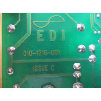 EDI 010-1216-001 Circuit Board Damaged Connector & Resistor - Parts Only