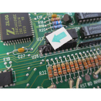 EDI 010-1216-001 Circuit Board Damaged Connector & Resistor - Parts Only