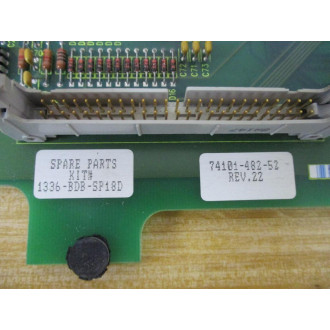 Allen Bradley 74101-482-52 Circuit Board Damaged Transistor - Parts Only