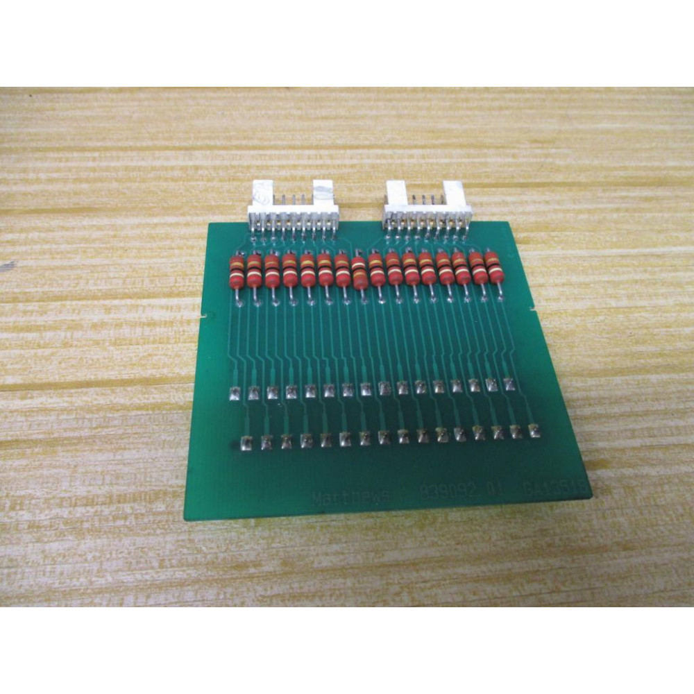 Matthews Swedot 839092.01 Circuit Board GA1351B - Used