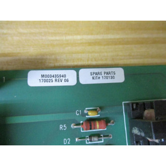 Allen Bradley 170025 Field Pulse Board Rev. 06 - Used