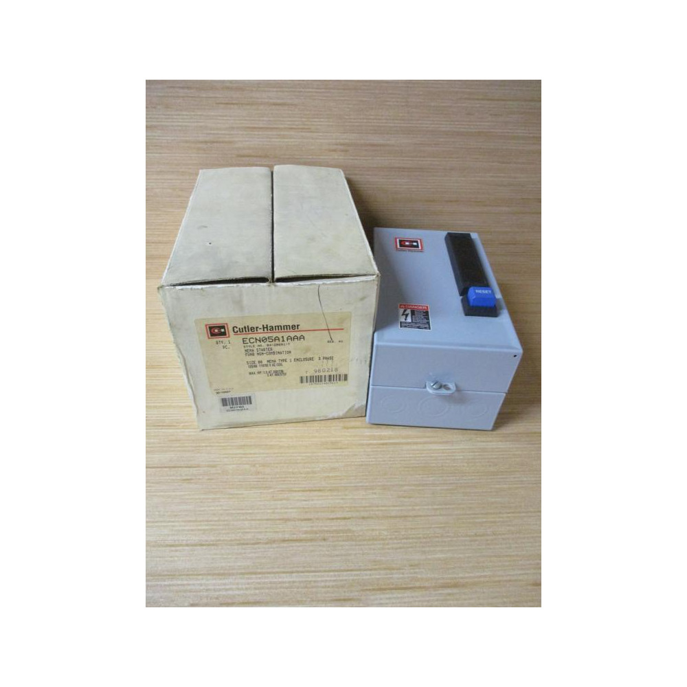 Cutler Hammer ECN05A1AAA Eaton Non-Combination FVNR Starter Enclosure Only