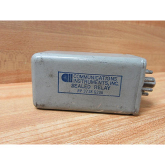 Communications Instruments RP 3718 G206 Sealed Relay RP3718G206 - Used