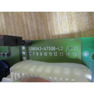 Siemens C98043-A7506-L2L21 Circuit Board C98040-A7506-P2-2 W Heatsink - Used