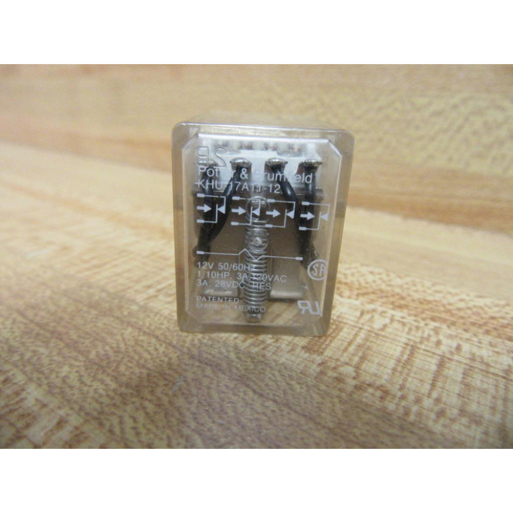 Potter & Brumfield KHU17A11-12V AC Relay KHU17A11-12VAC - Used