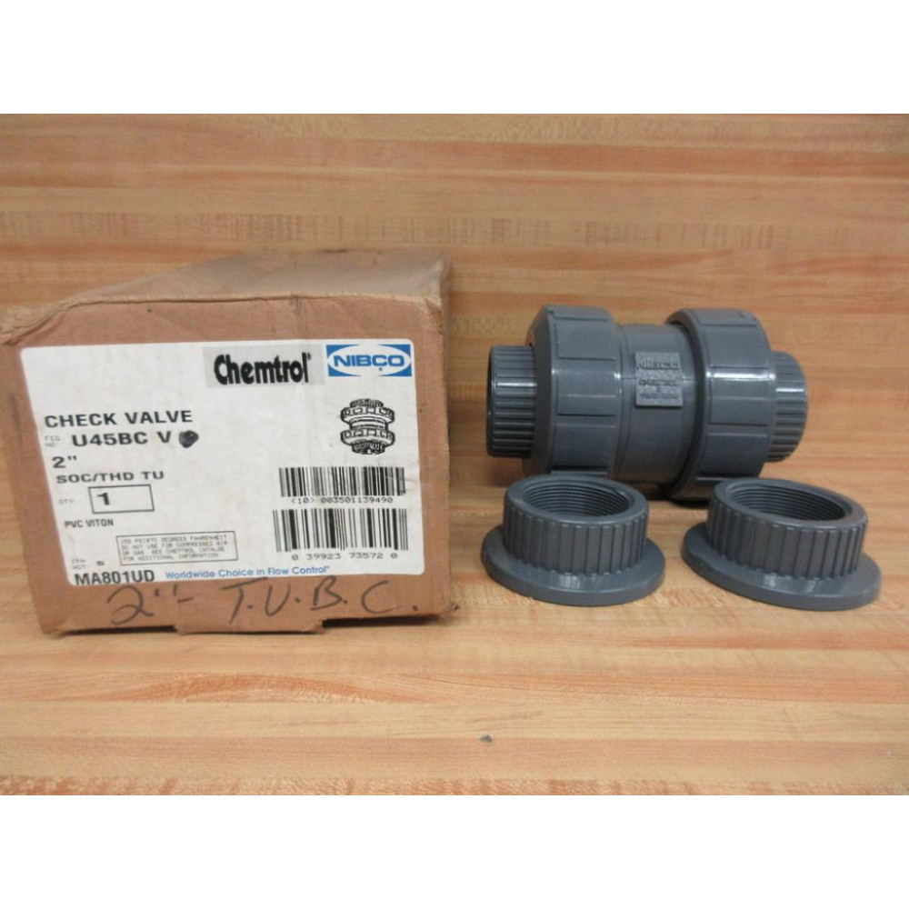 Chemtrol 1RLK6 Check Valve U51BC V 2"
