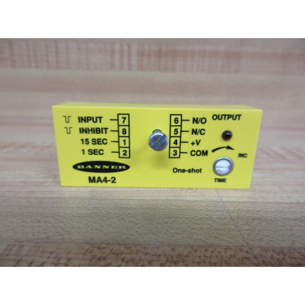 Banner MA4-2 Logic Module MA42 Without Relay Socket - New No Box