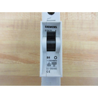 Siemens 5SX2106-6 6A Circuit Breaker 5SX21066 - Used