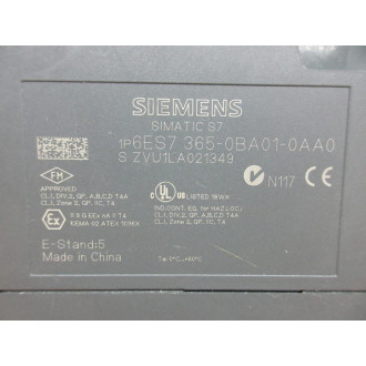 Siemens 6ES7 365-0BA01-0AA0 Module Interface 6ES73650BA010AA0 2 Modules With Connecting Cable - Used