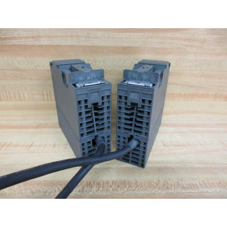 Siemens 6ES7 365-0BA01-0AA0 Module Interface 6ES73650BA010AA0 2 Modules With Connecting Cable - Used
