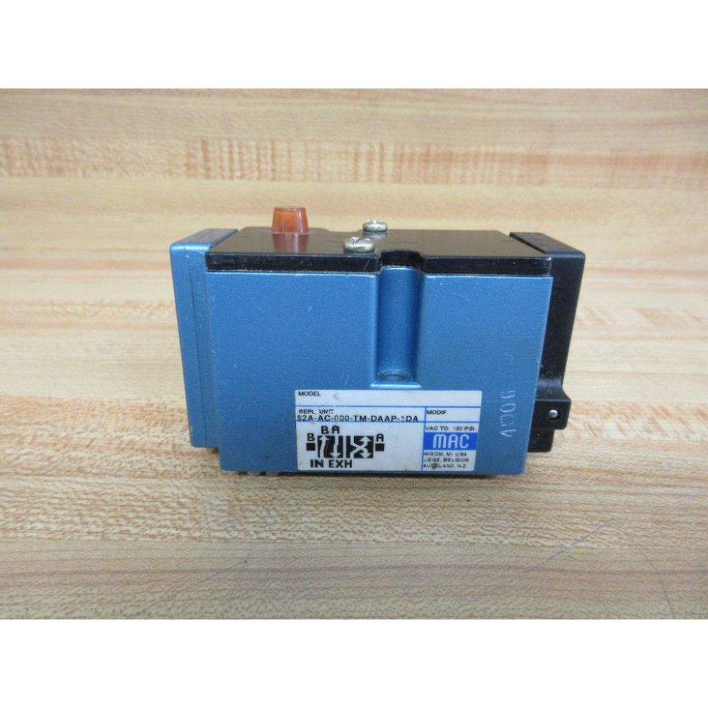 MAC 82A-AC-000-TM-DAAP-1DA Solenoid Valve Without Pilot Valve - Used