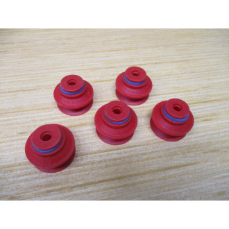 Piab B30-2 Suction Cup B30-2.20 Red (Pack of 5) - New No Box