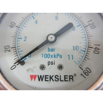 Weksler UA25D4L Pressure Gauge (Pack of 2) - Used