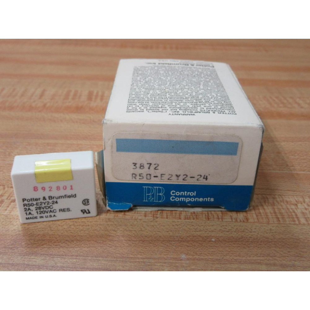 Potter & Brumfield R50-E2Y2-24V DC Relay R50-E2-Y2-24VDC