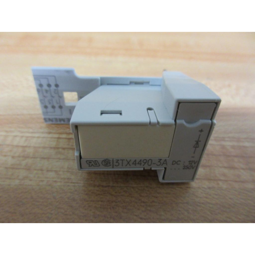 Siemens 3TX4490-3A Surge Suppressor 3TX44903A (Pack of 3) - Used