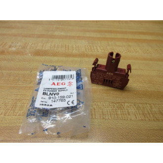 AEG 910-159-021 Auxillary Contact Lampholder BLNV0