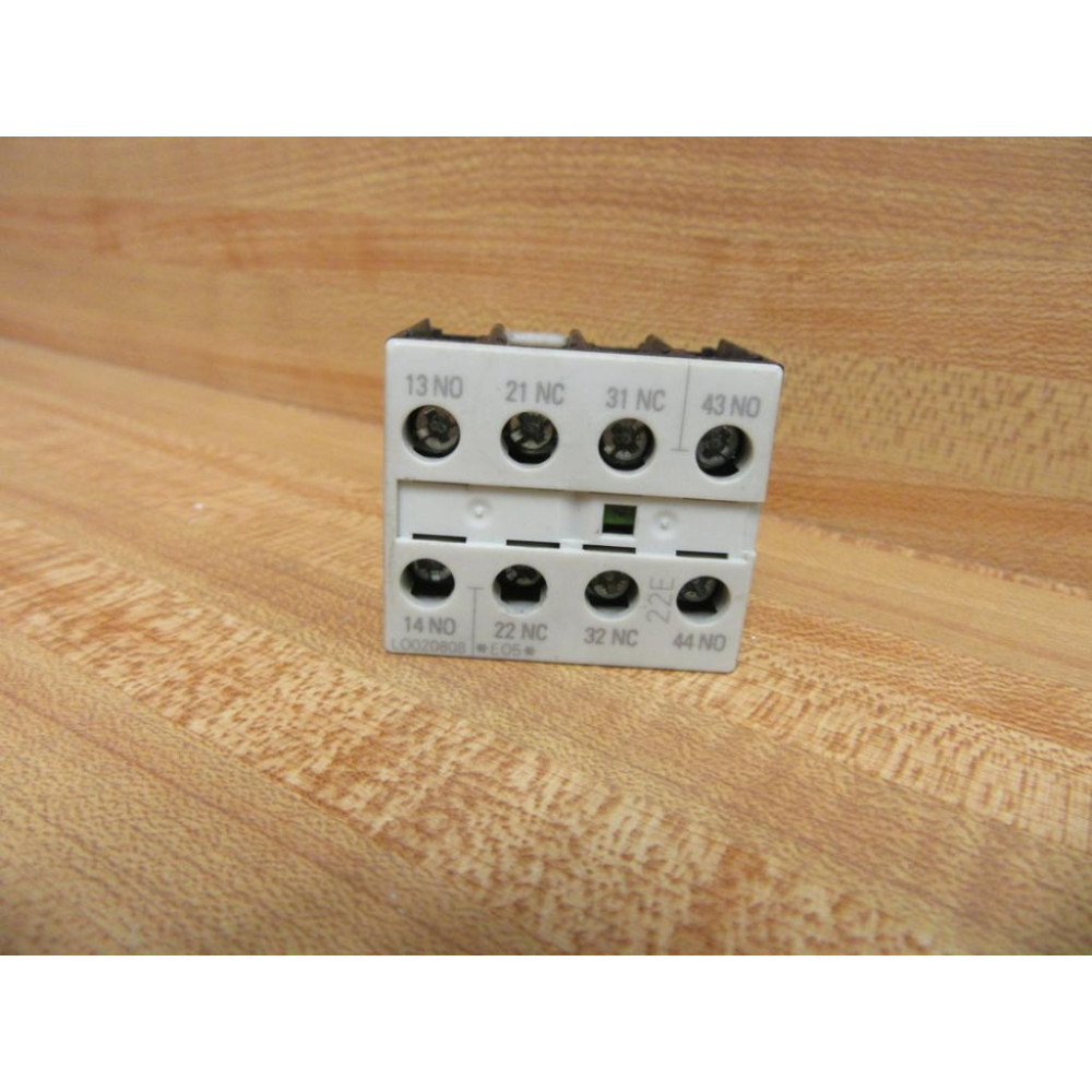 Siemens 3RH1921-1HA22-3AA1 Contact Block 3RH19211HA223AA1 WO Front Cover - Used